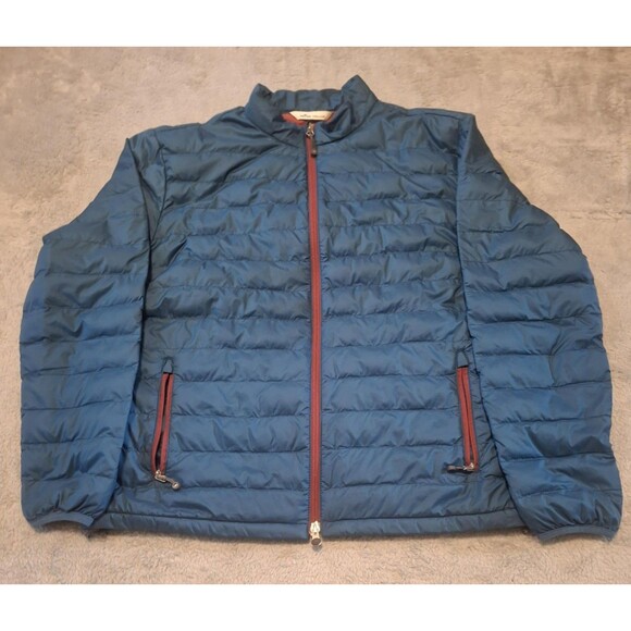 Peter Millar Blue Puffer Jacket - Picture 1 of 12